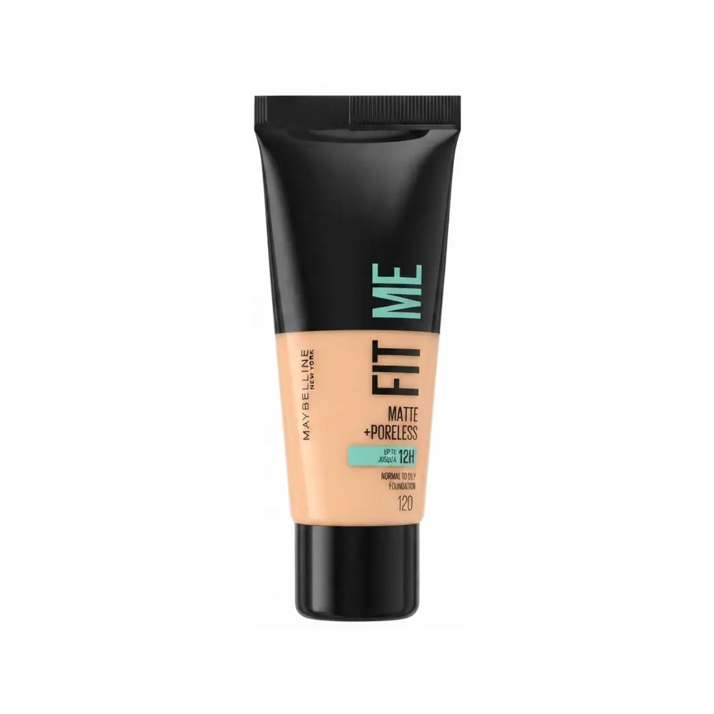 Maybelline Fit Me Matte + Poreless Foundation 30ml – 120 Classic Ivory Liquid Foundation