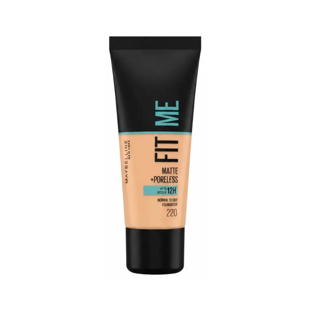 Maybelline Fit Me Matte + Poreless Foundation 30ml – 220 Natural Beige Liquid Foundation