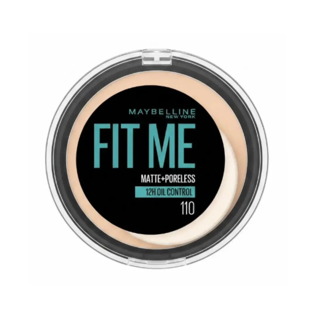 Maybelline Fit Me Matte + Poreless Powder 12g – 110 Porcelain Pressed Face Powder