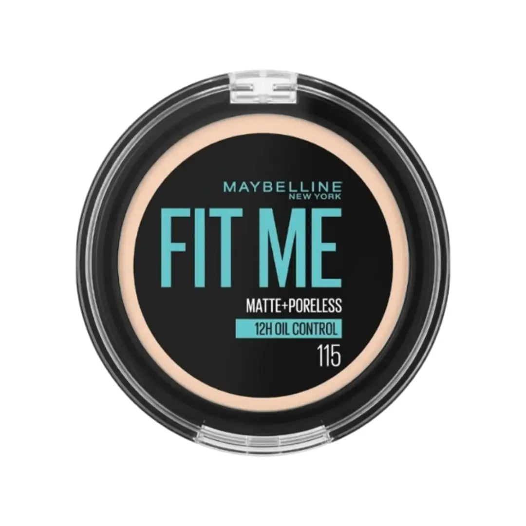 Maybelline Fit Me Matte + Poreless Powder 12g – 115 Ivory Pressed Face Powder