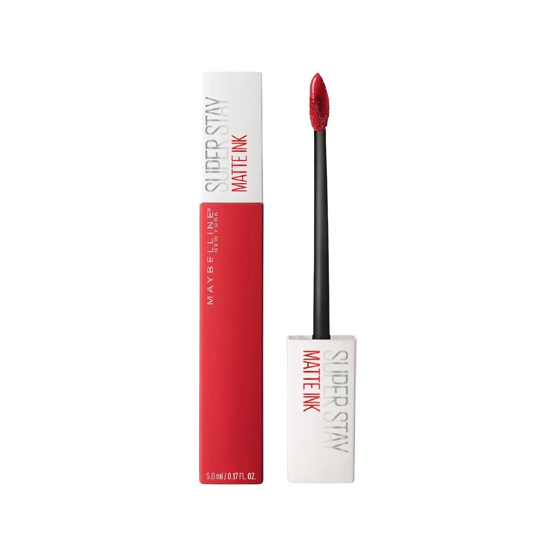 Maybelline Superstay Matte Ink Liquid Lipstick 20 Pioneer red matte lip color 5mL
