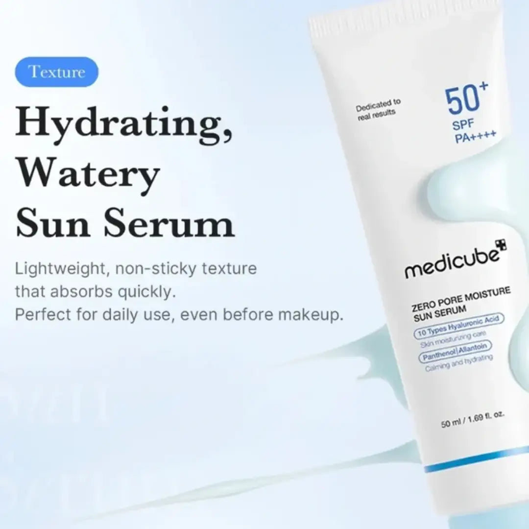 Medicube Zero Pore Moisture Sun Serum SPF50+ 50ml