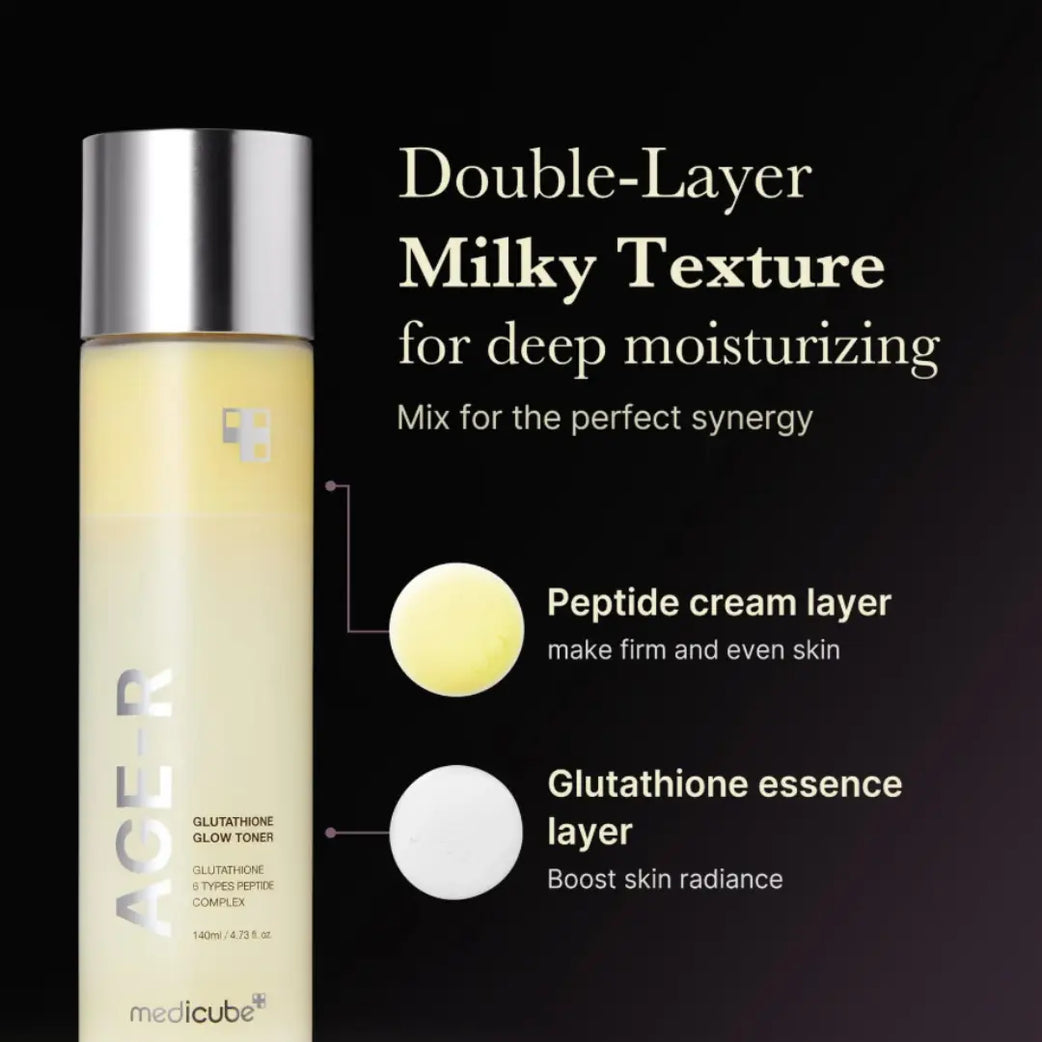 Medicube AGE-R Glutathione Glow Toner 140ml