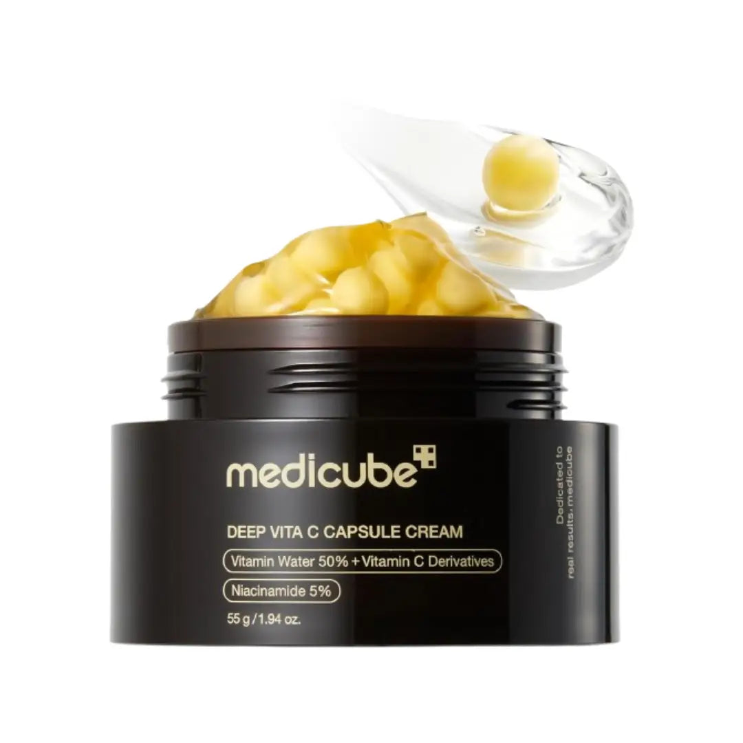 Medicube Deep Vita C Capsule Cream 55g – Brightening & Hydrating Face Moisturizer
