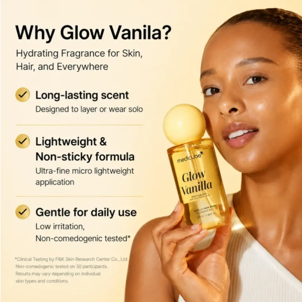 Medicube Glow Vanilla Hair & Body Fragrance Mist 100ml