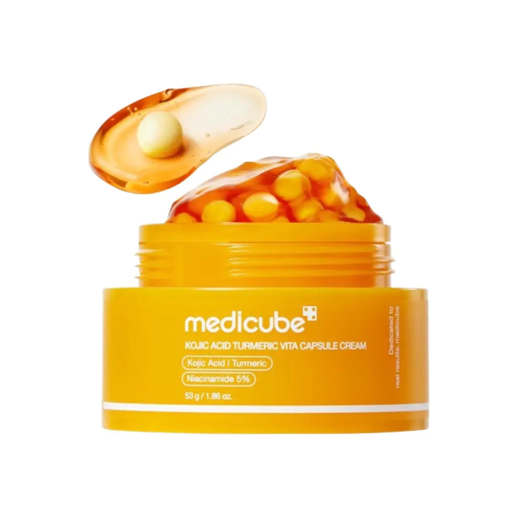 Medicube Kojic Acid Turmeric Vita Capsule Cream 53g Brightening and Hydrating Facial Cream