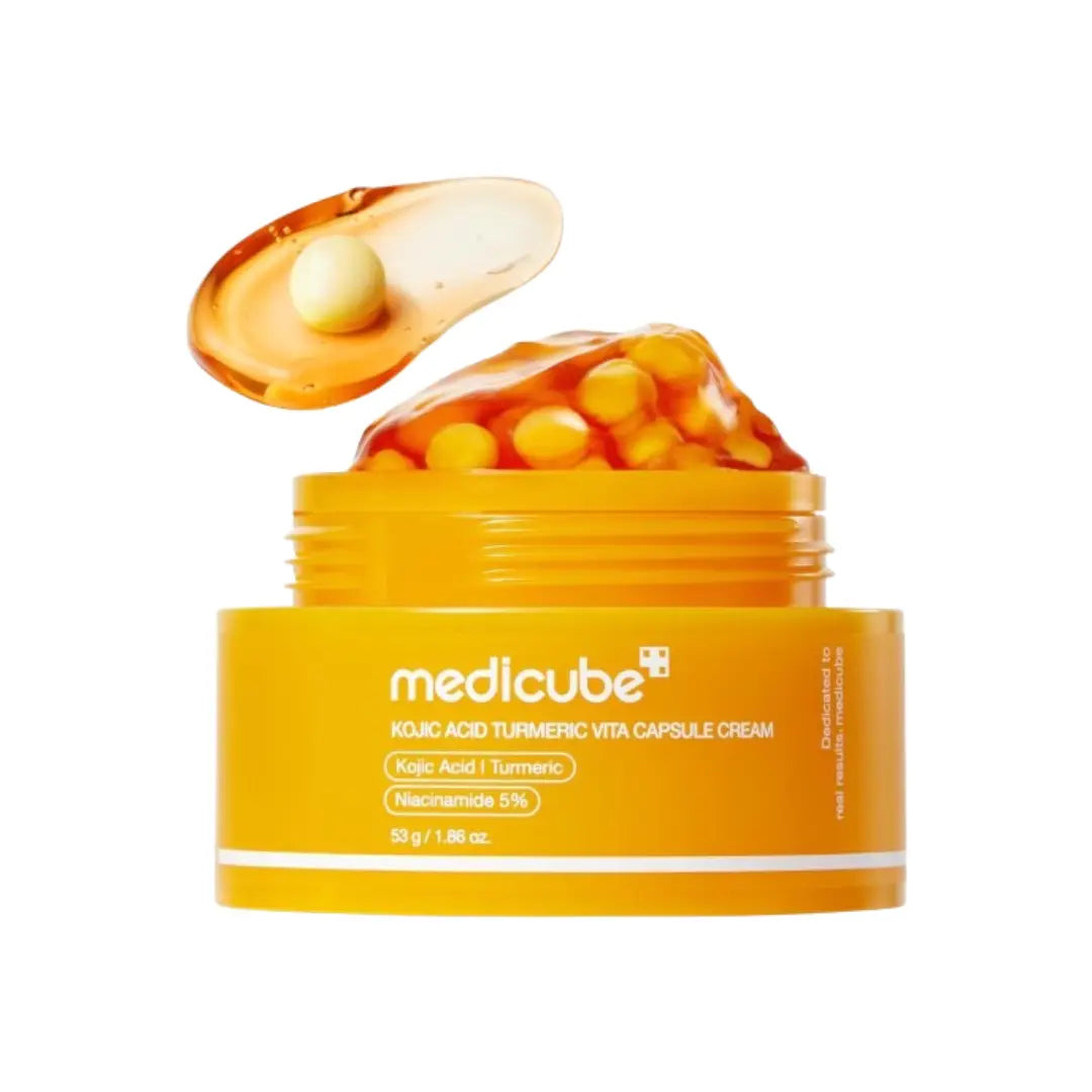 Medicube Kojic Acid Turmeric Vita Capsule Cream 53g Brightening and Hydrating Facial Cream