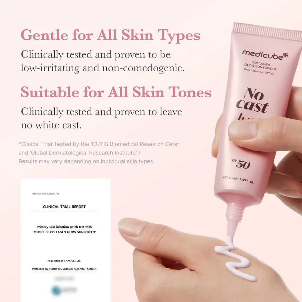 Medicube No Cast Just Glow Collagen Glow SPF50 Sunscreen 50ml