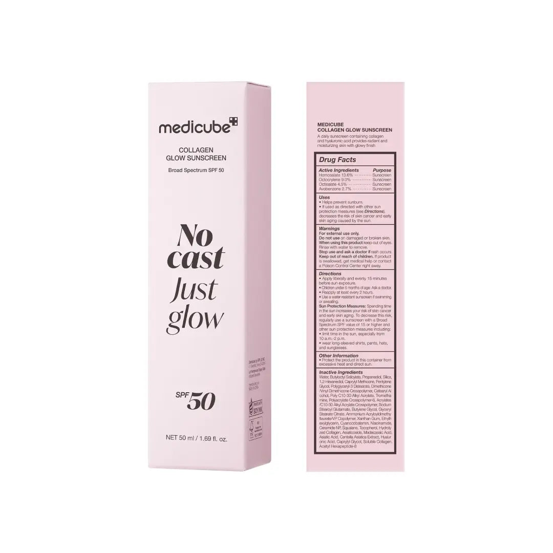 Medicube No Cast Just Glow Collagen Glow SPF50 Sunscreen 50ml