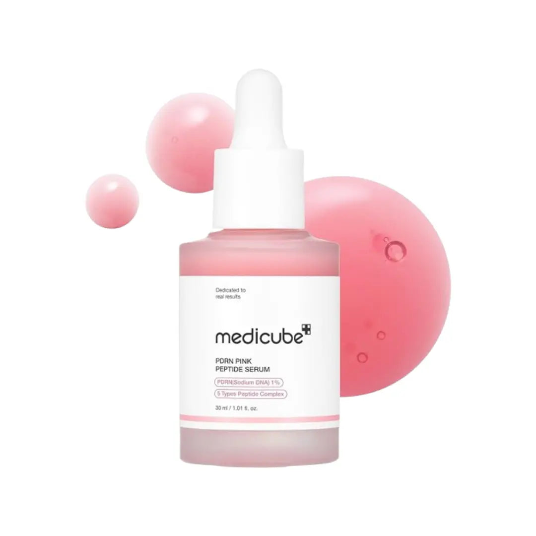 Medicube PDRN Pink Peptide Serum 30ml – Brightening & Firming Face Serum