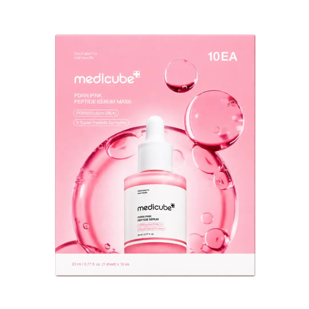 Medicube PDRN Pink Peptide Serum Mask 23ml – Hydrating & Firming Sheet Mask for Radiant Skin