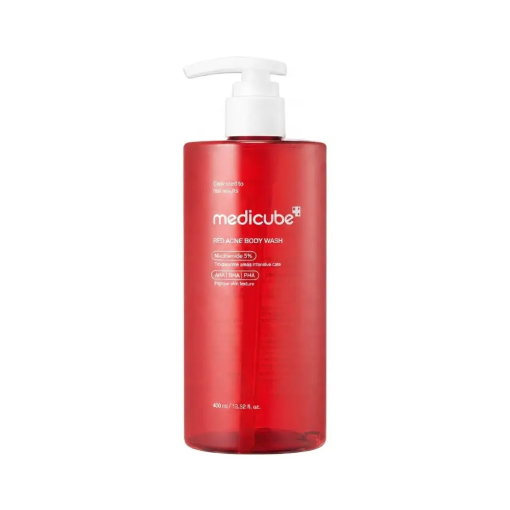 Medicube Red Acne Body Wash 400g – Clarifying Body Cleanser for Acne-Prone Skin