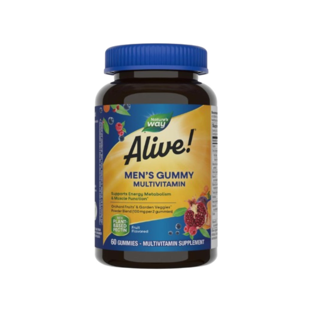 Nature's Way Alive Men's Gummy  Multivitamin, 60's