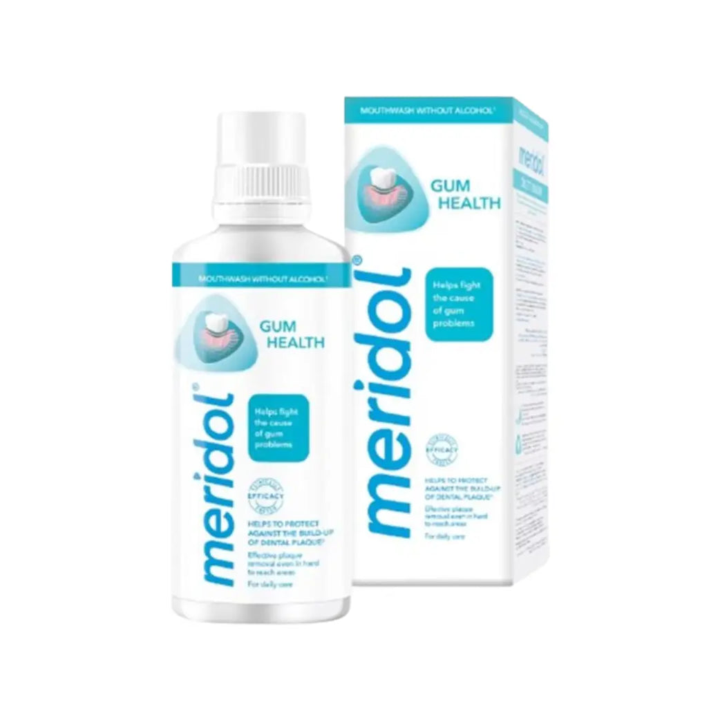 Meridol Gum Health Mouthwash 400ml | Daily Gum Care Mouth Rinse | Plaque Protection & Fresh Breath