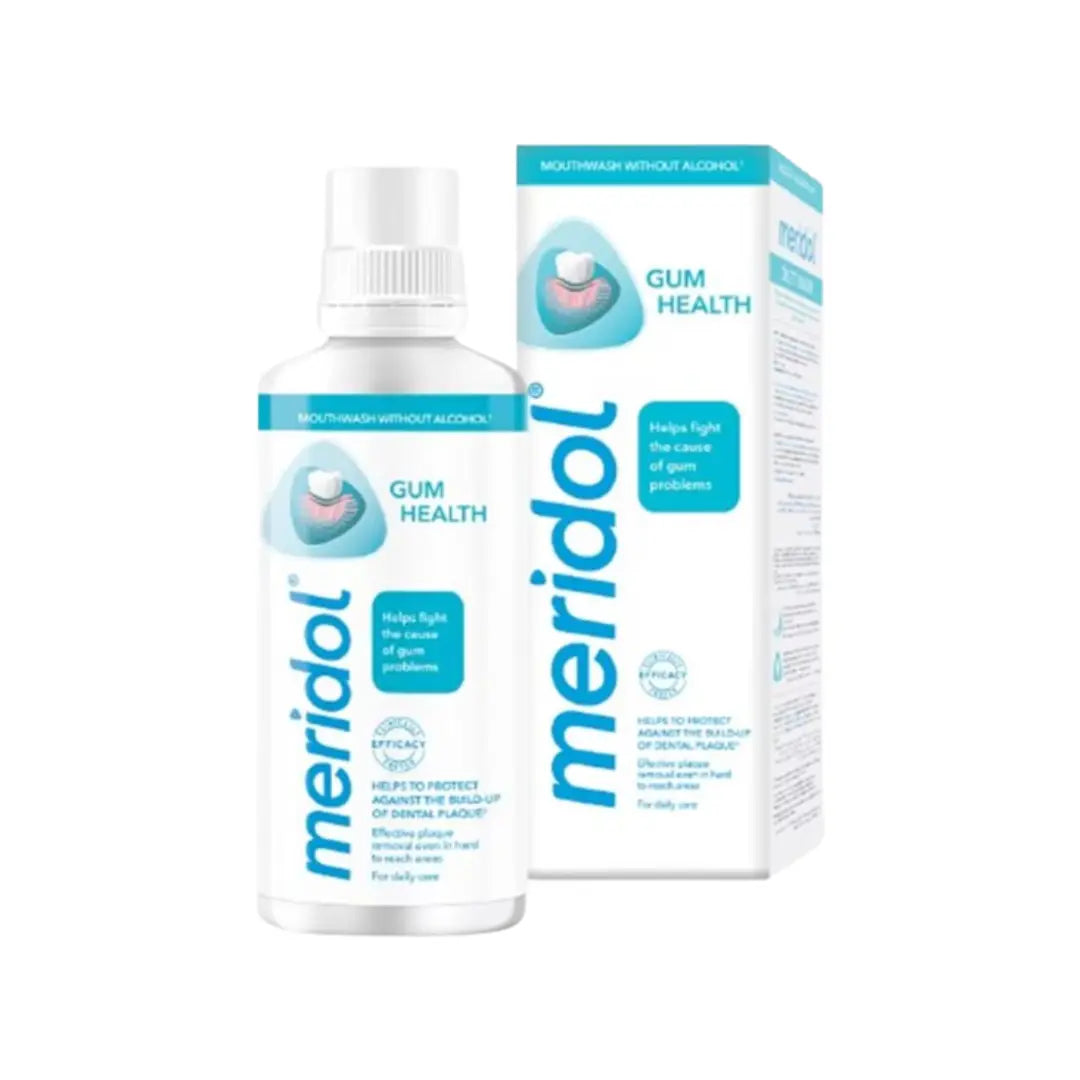Meridol Gum Health Mouthwash 400ml | Daily Gum Care Mouth Rinse | Plaque Protection & Fresh Breath