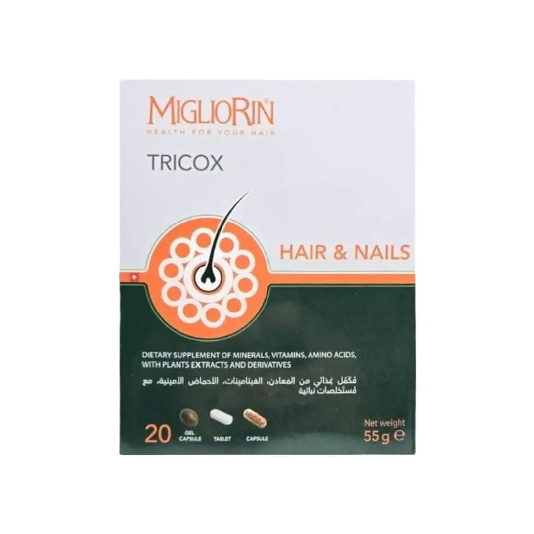 Migliorin Tricox Tablets 20s Offer Pack 1+1 hair nutrition supplement
