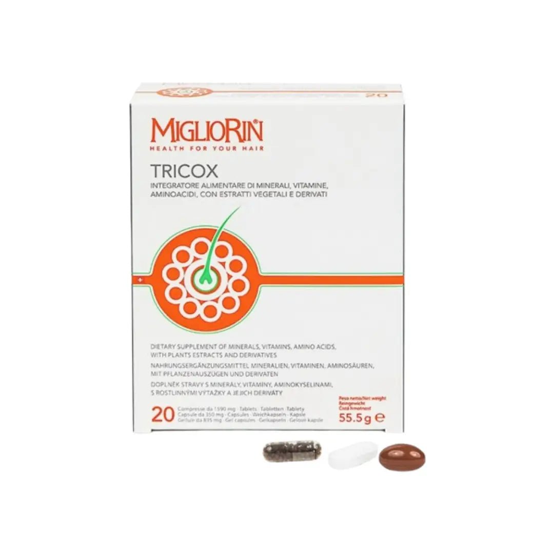 Migliorin Tricox 55.5g Cap 20+ Tab 20 + Gel Cap 20 (20s)