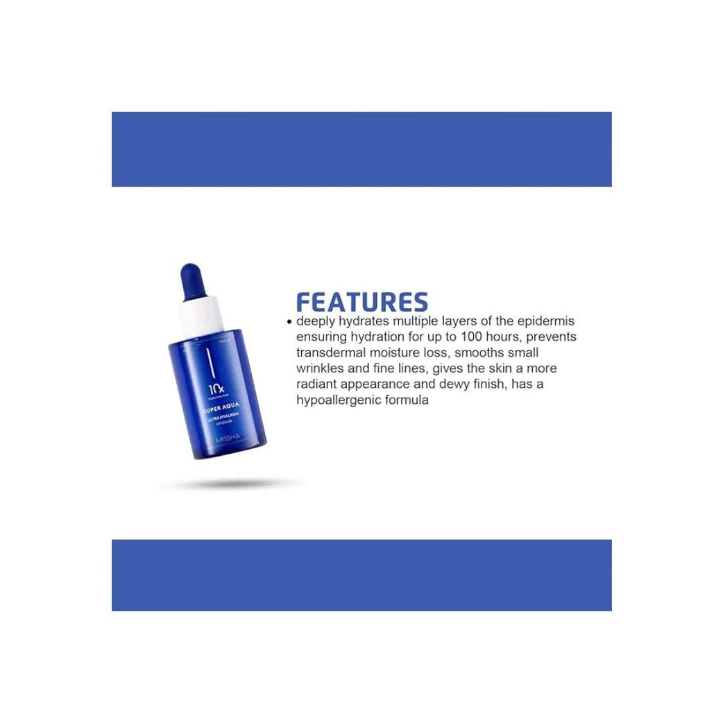 Missha Ultra Hyaluronic Acid Ampoule 47ML