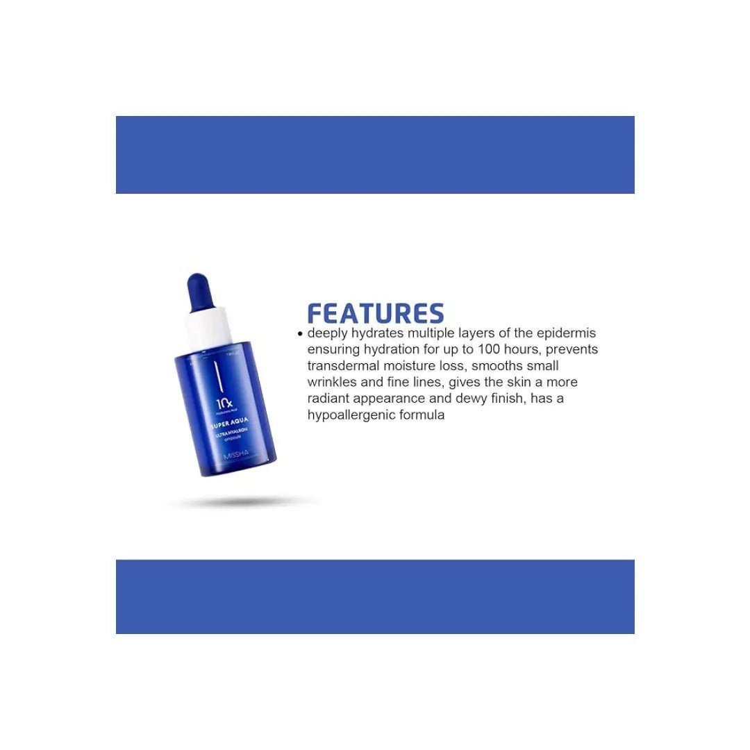 Missha Ultra Hyaluronic Acid Ampoule 47ML