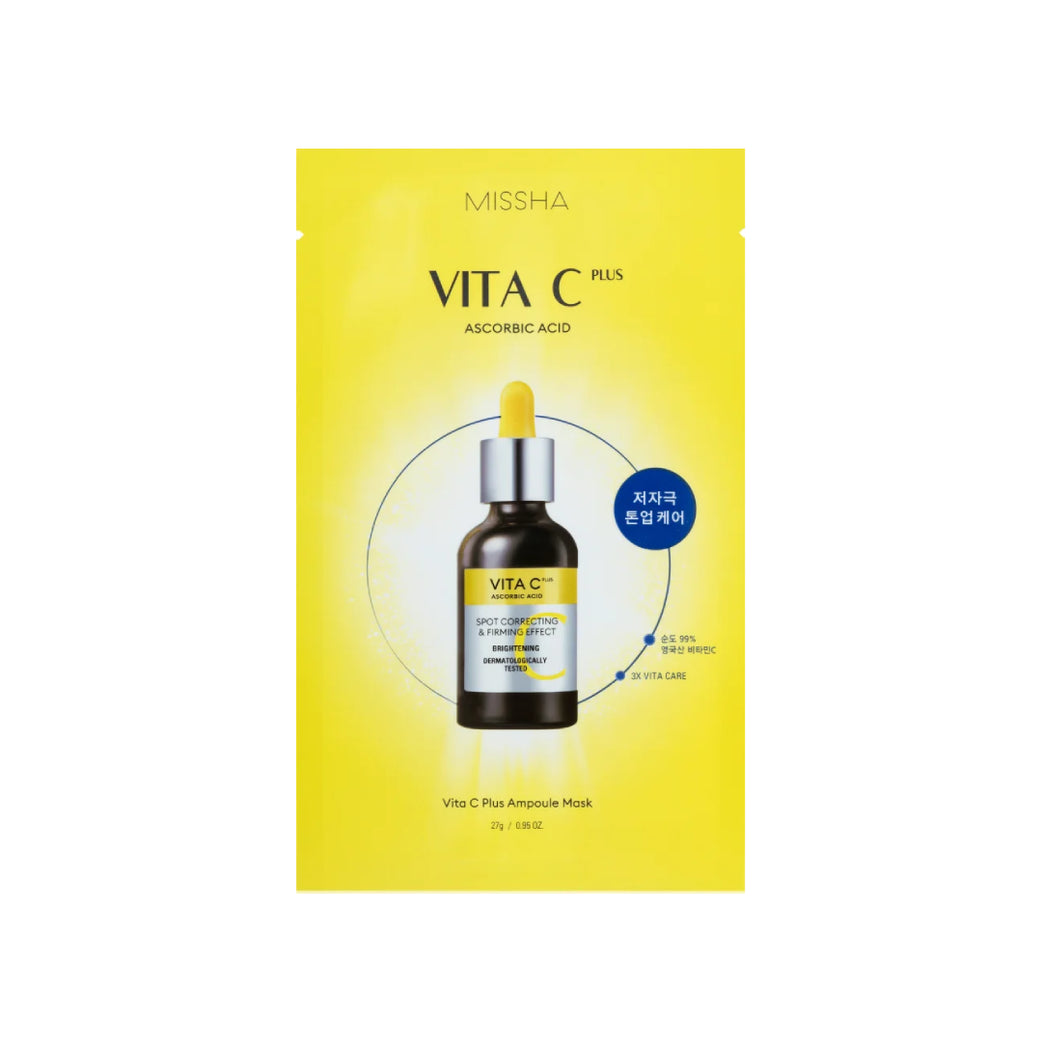 Missha Korean Vita C Plus Ampoule Face Mask 27g
