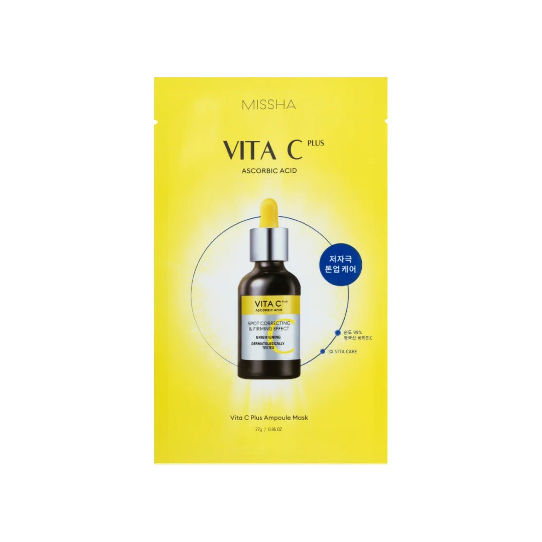Missha Korean Vita C Plus Ampoule Face Mask 27g