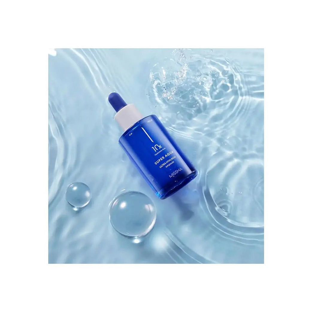 Missha Super Aqua Ultra Hyaluronic Acid Ampoule 47ml – Deep Hydration Face Serum