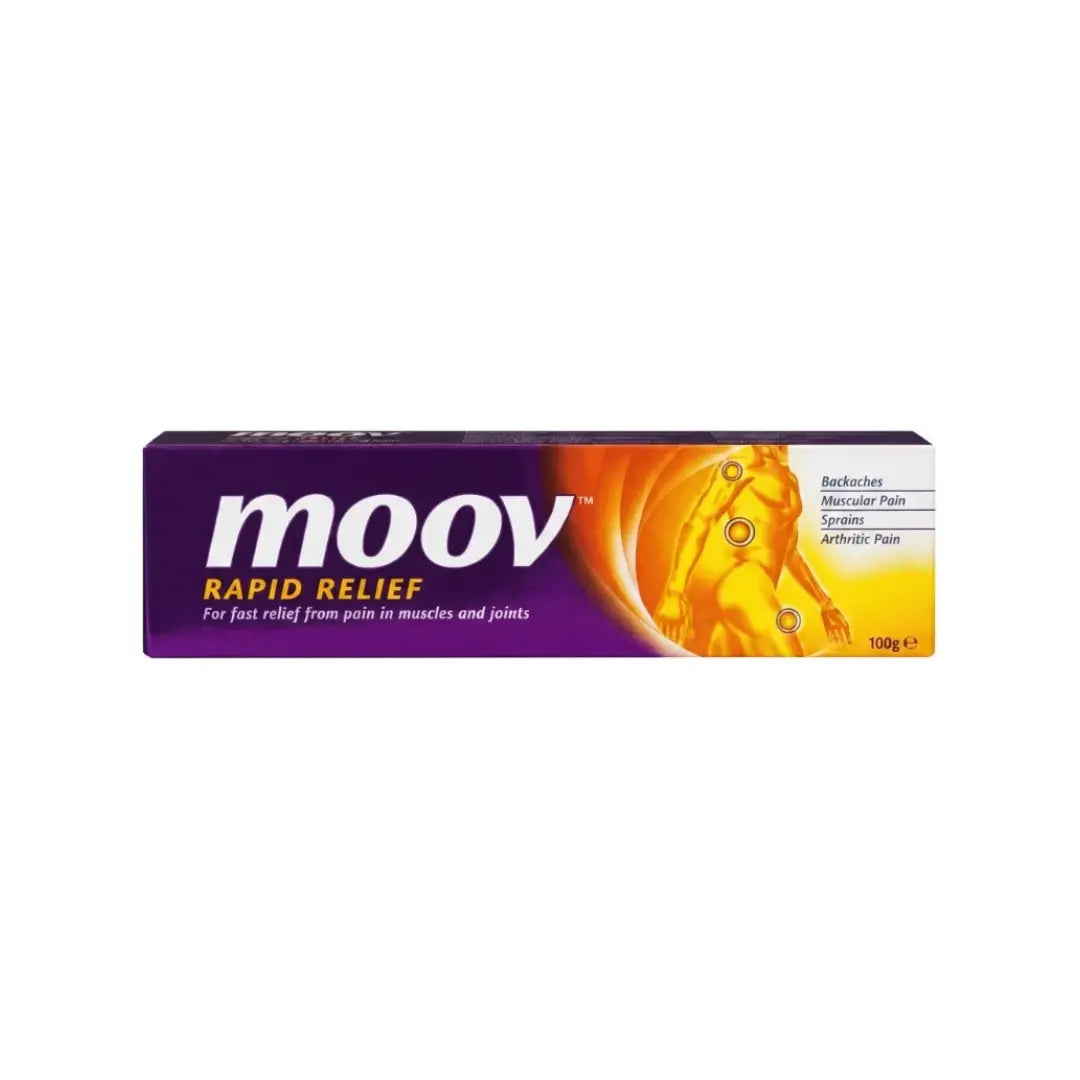 Moov Rapid Relief Ointment 100g – Topical Body Massage Ointment
