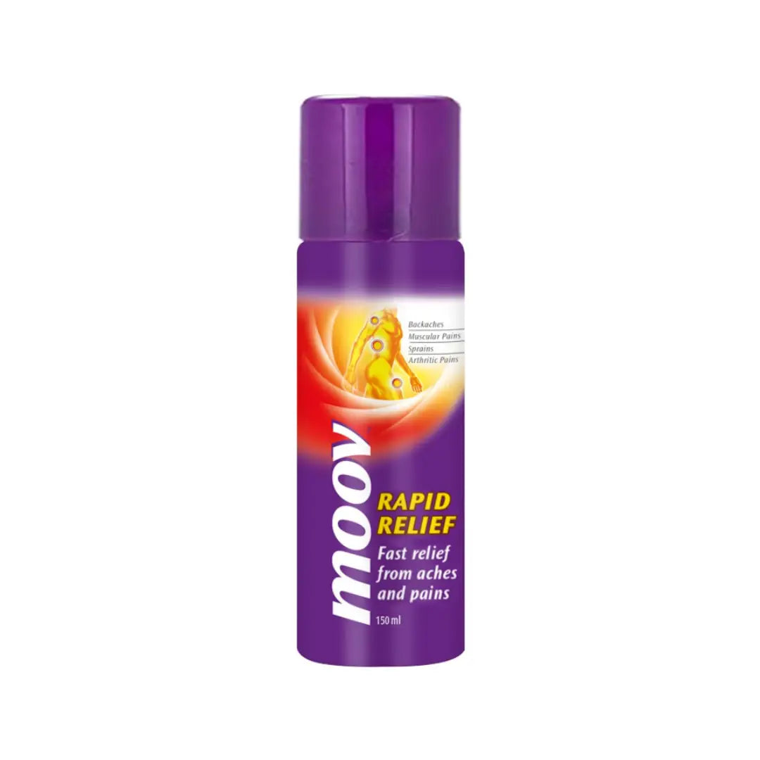 Moov Rapid Relief Spray 150ml – Fast-Drying Topical Body Massage Spray