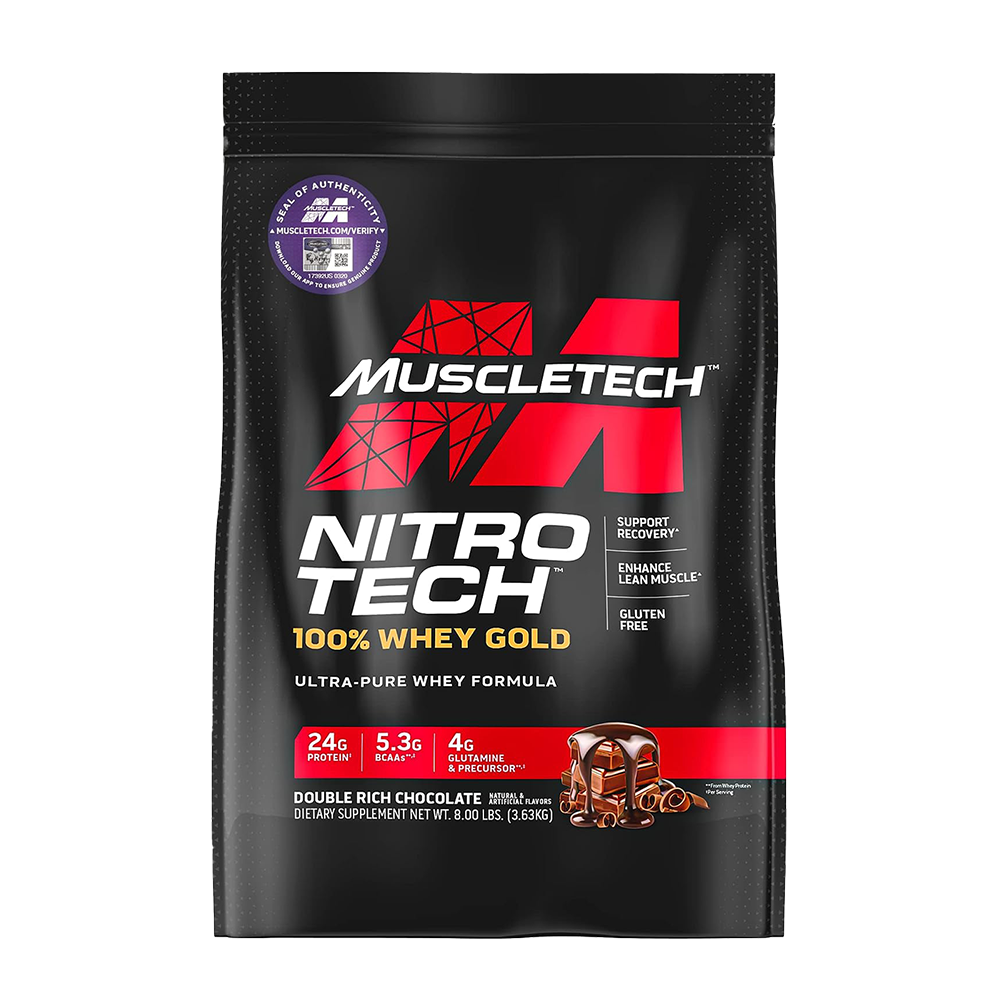 MuscleTech NitroTech 100% Whey Gold 8lbs