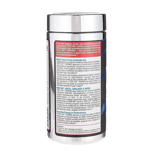 MUSCLETECH TEST HD THERMO CAP 90s