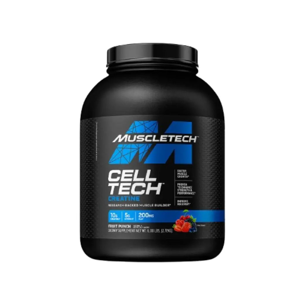 MuscleTech Cell Tech Creatine 6lbs Fruit Punch for muscle growth and strength