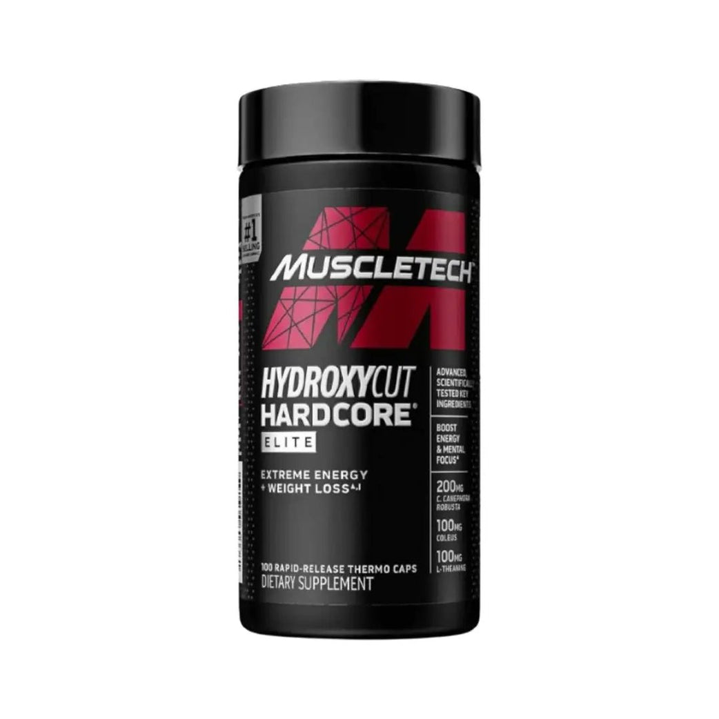 MuscleTech Hydroxycut Hardcore Elite Capsules 110s – Energy & Focus Support Supplement