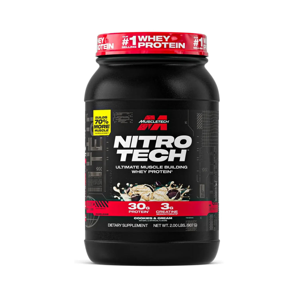 MuscleTech NitroTech 2lb Cookies & Cream Serv 20