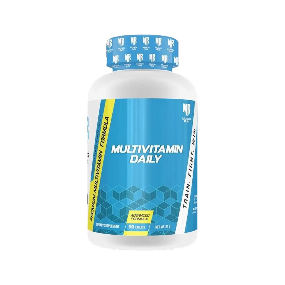 Muscle Rulz Multivitamin Daily Tablets 90s bottle – daily essential vitamins and minerals supplement for overall wellness