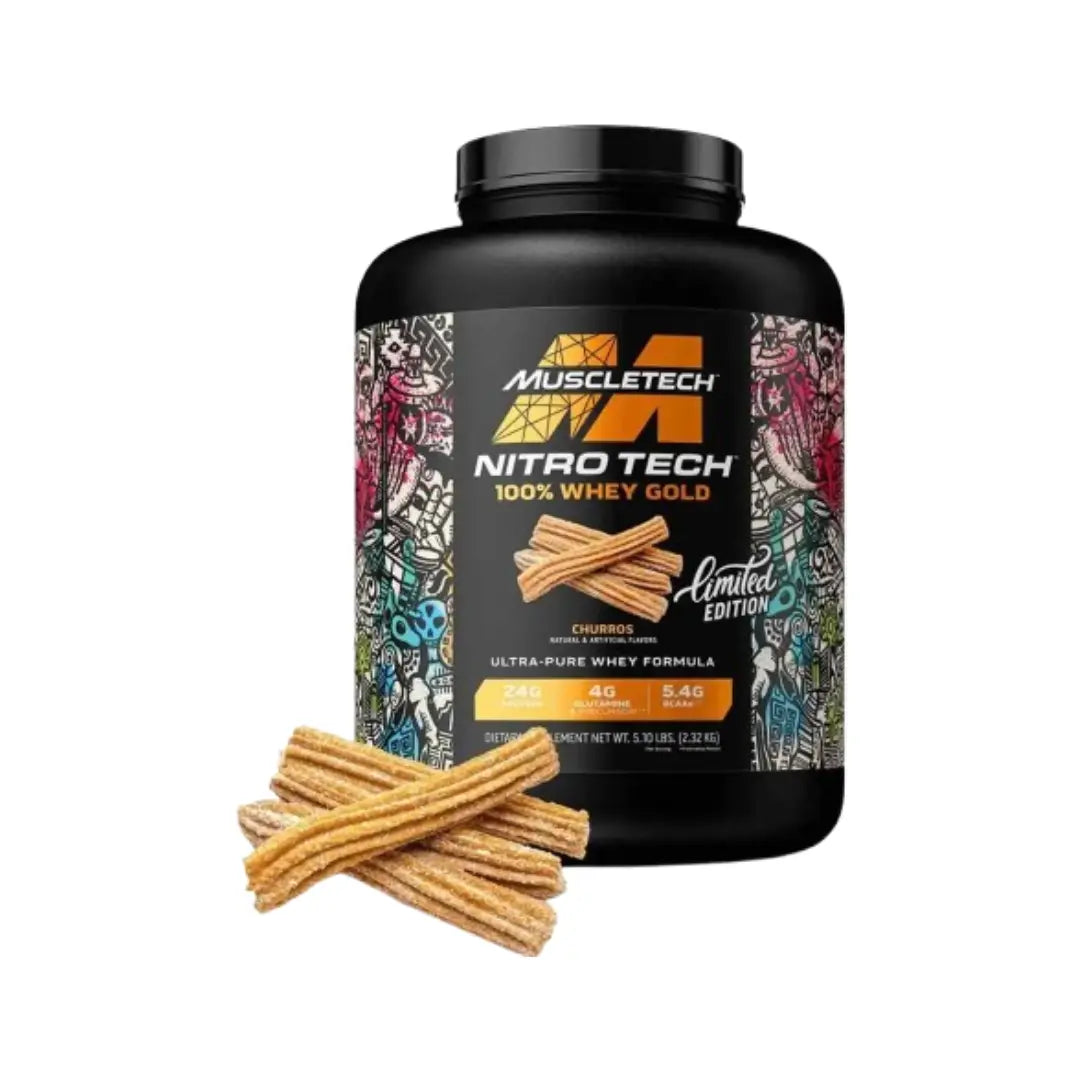 MuscleTech NitroTech 100% Whey Gold 2.32kg – Churros Flavour (Limited Edition, 69 Servings)