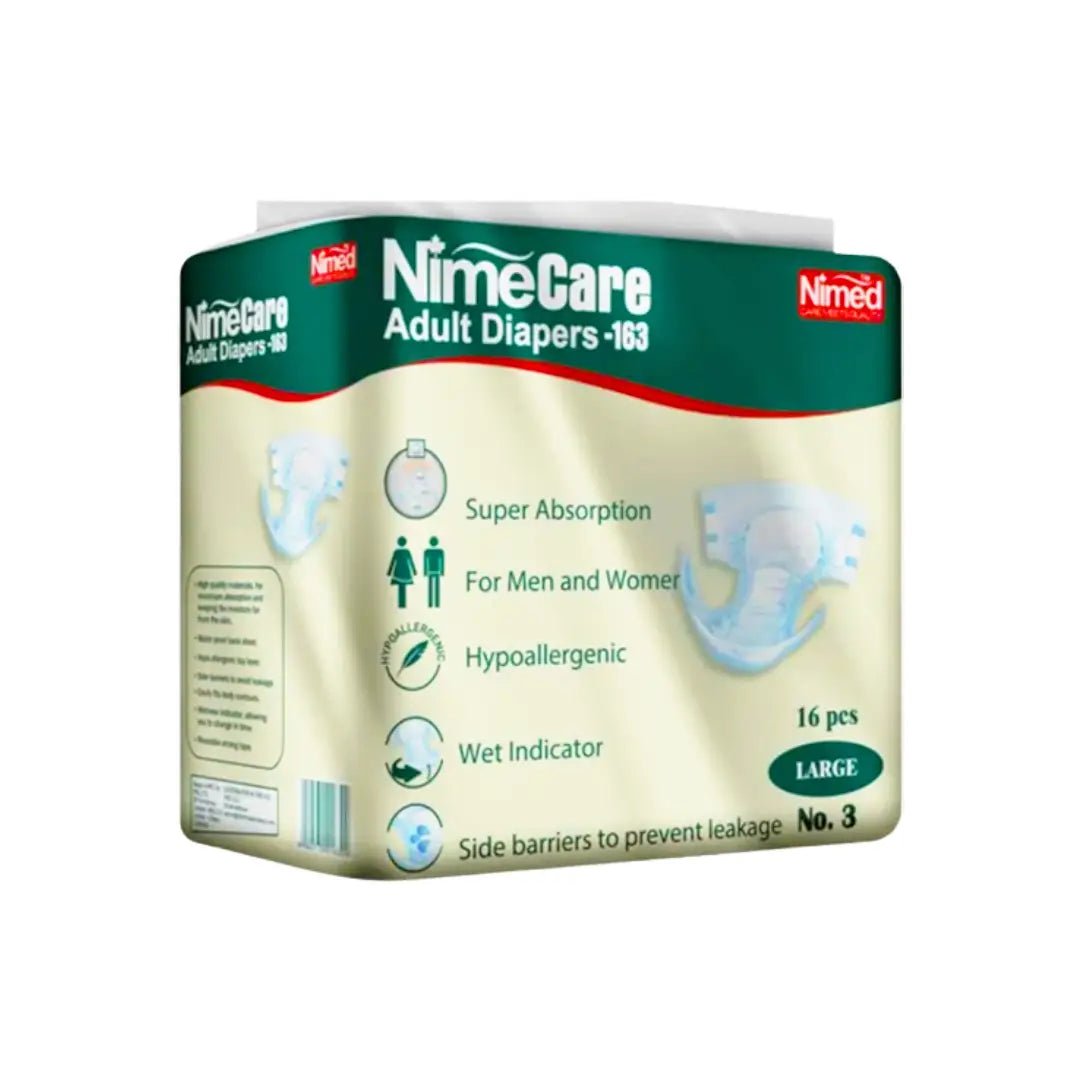 NIMED Nimecare Adult Diapers-163 Size3 L 16s