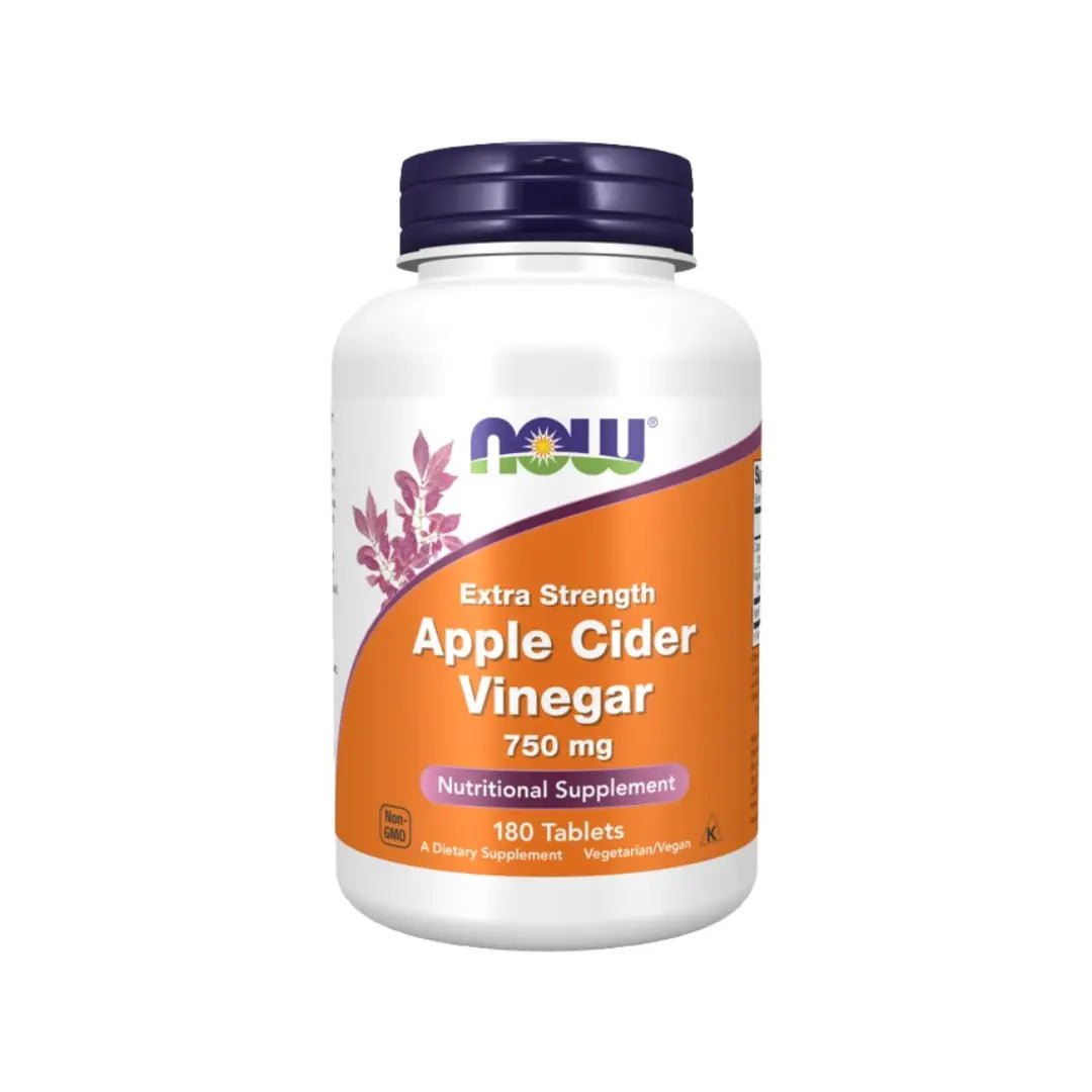 NOW APPLE CIDER VINEGAR 750MG TAB 180s – Med7 Online