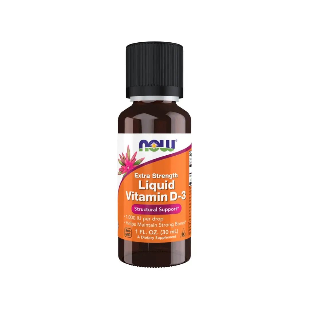 NOW EXTRA STRENGHT LIGUID VITAMIN D3 1000IU DROPS 30ML