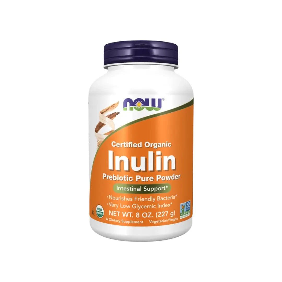NOW INULIN PREBIOTIC PURE POWDER 227G