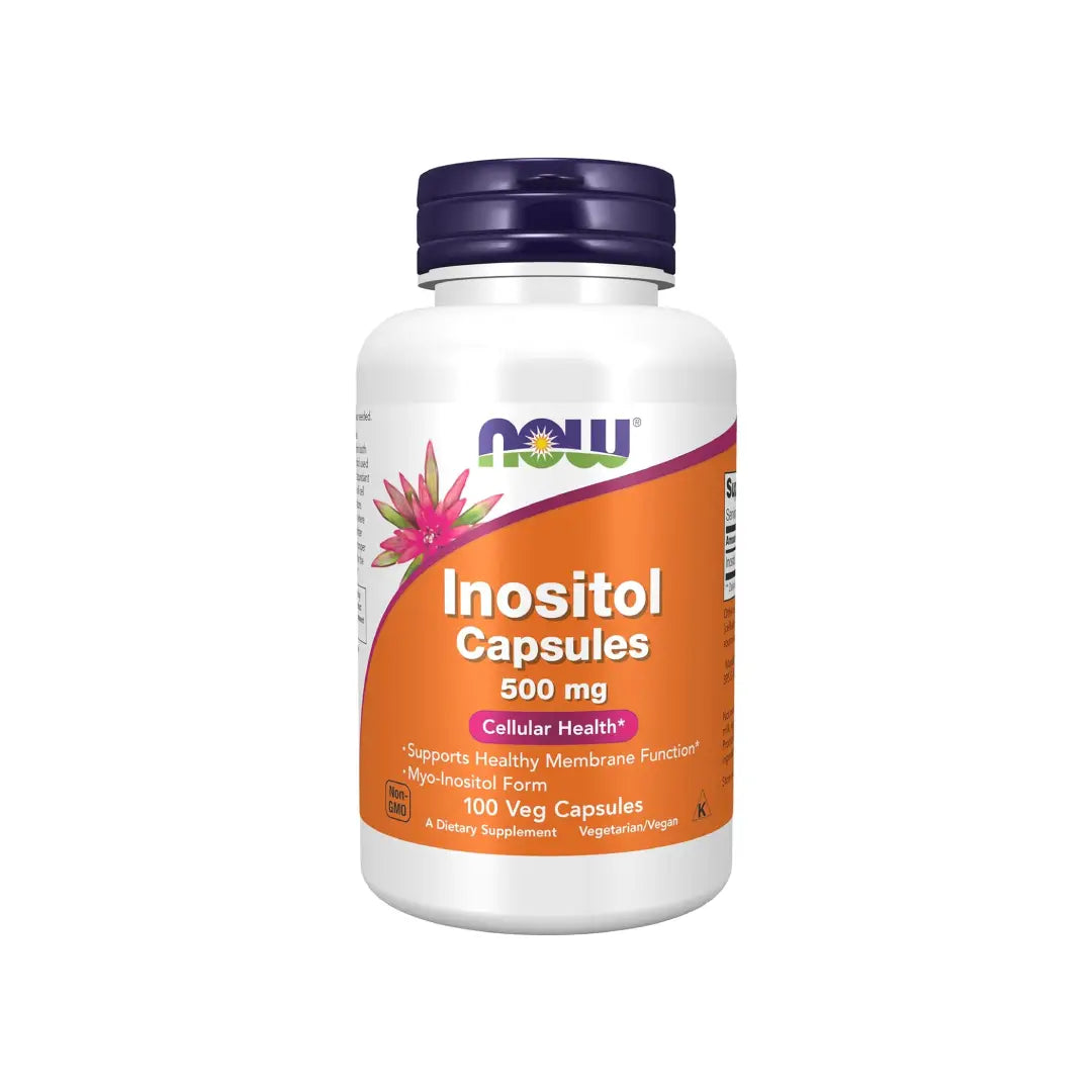 NOW Inositol 500mg Capsules 100 Count – Inositol Supplement