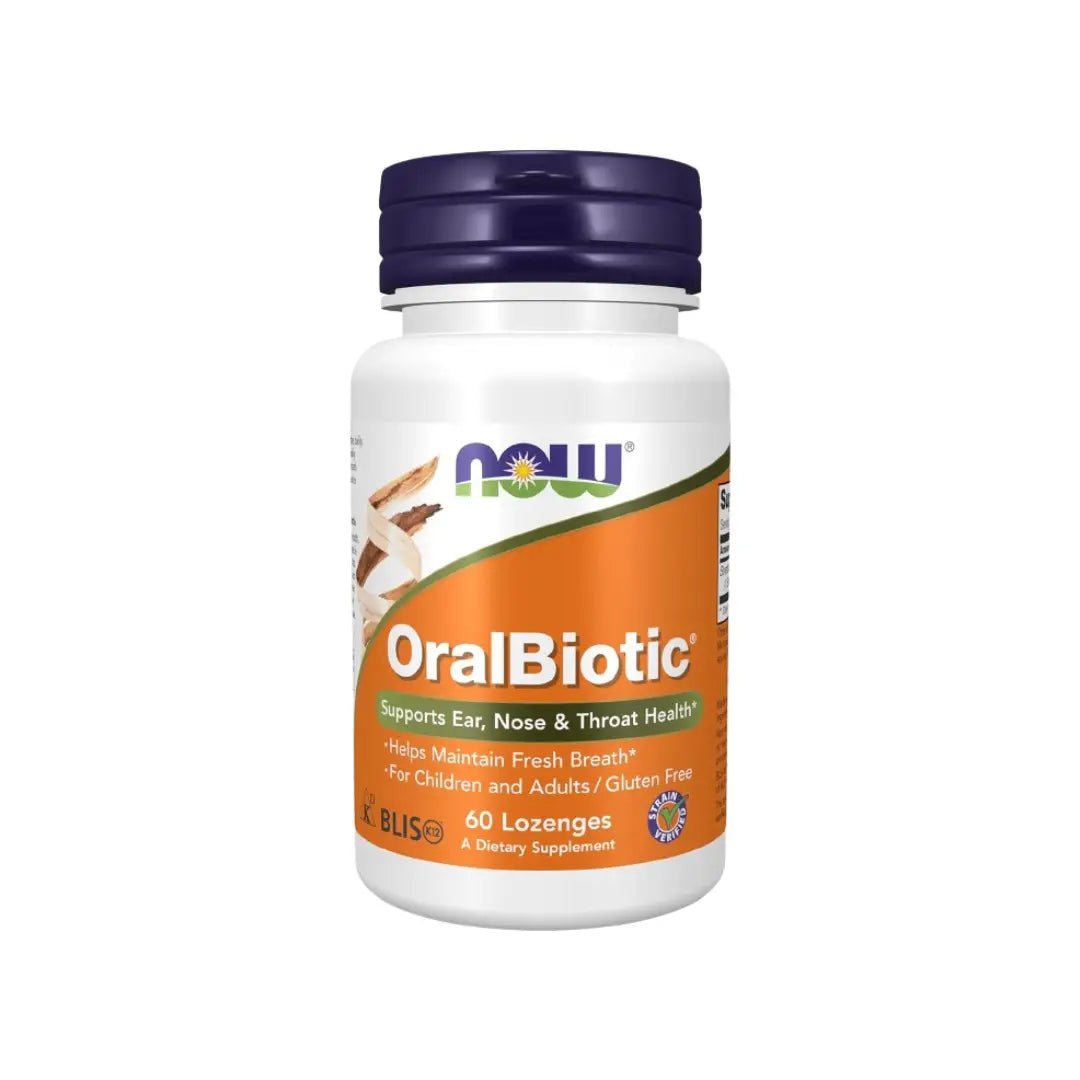 NOW ORALBIOTIC LOZENGES 60s