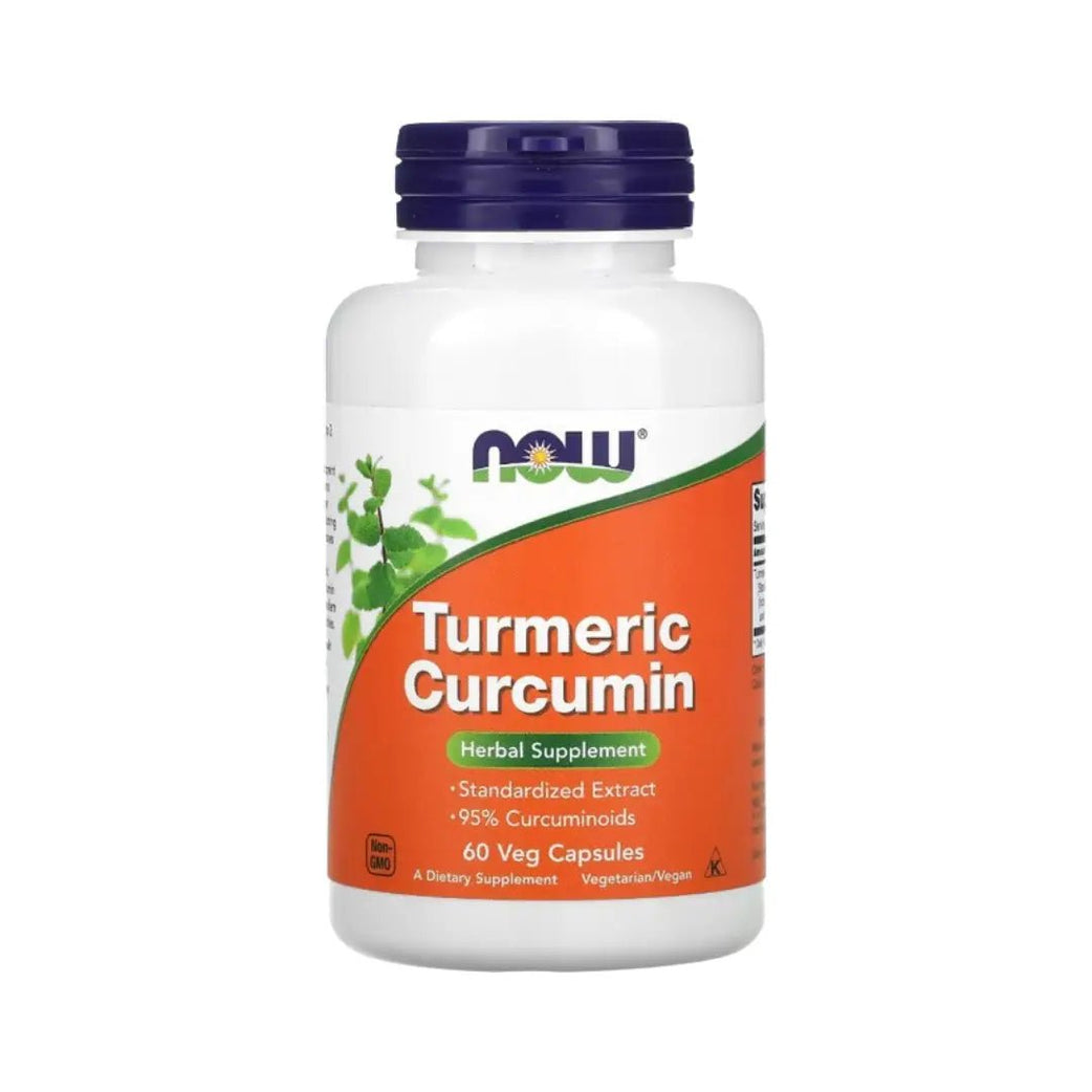 NOW Turmeric Curcumin 60 Veg Capsules for joint support