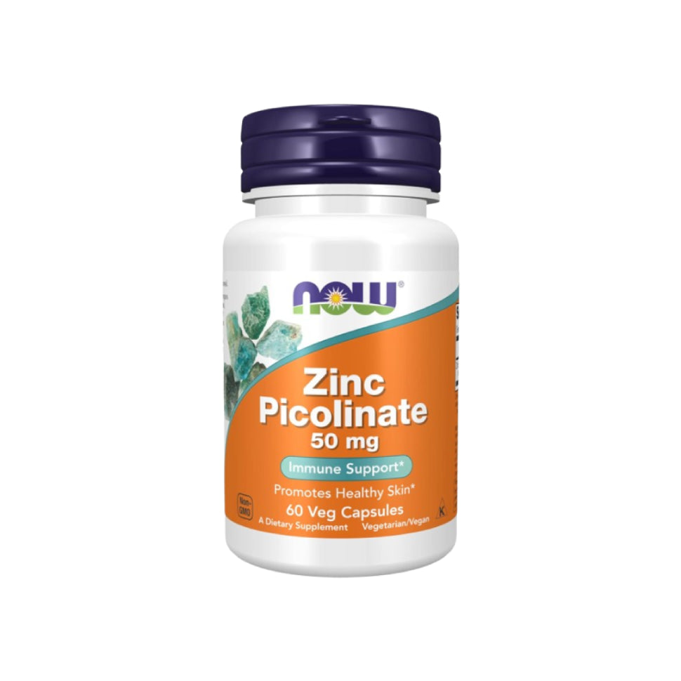 NOW Zinc Picolinate 50mg Veg Cap 60s
