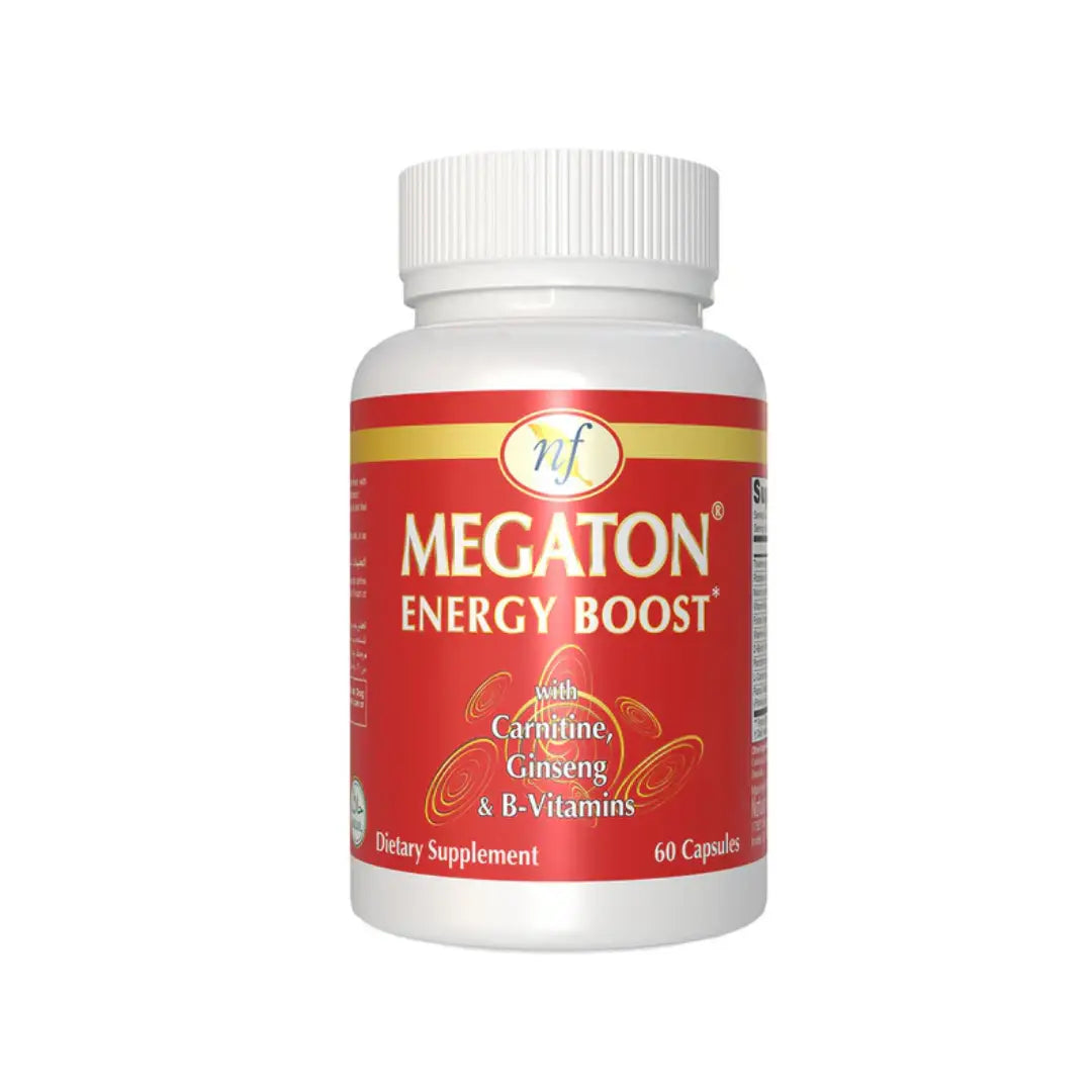 Natural Fervor Megaton Energy Boost Capsules 60s – Daily Energy & Performance Support Supplement