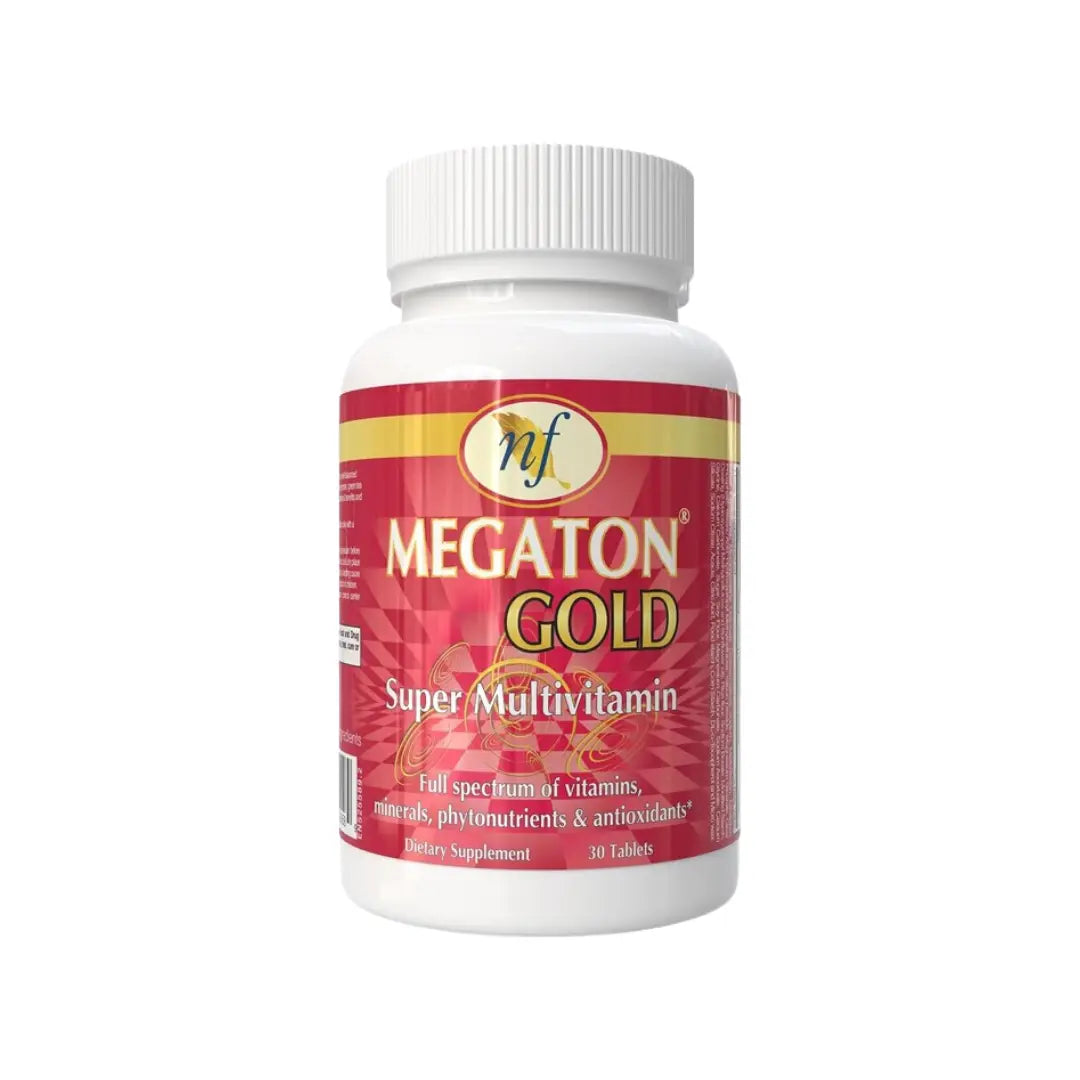Natural Fervor Megaton Gold Super Multivitamin Tablets 30s – Daily Multivitamin & Multimineral Supplement for Overall Wellness