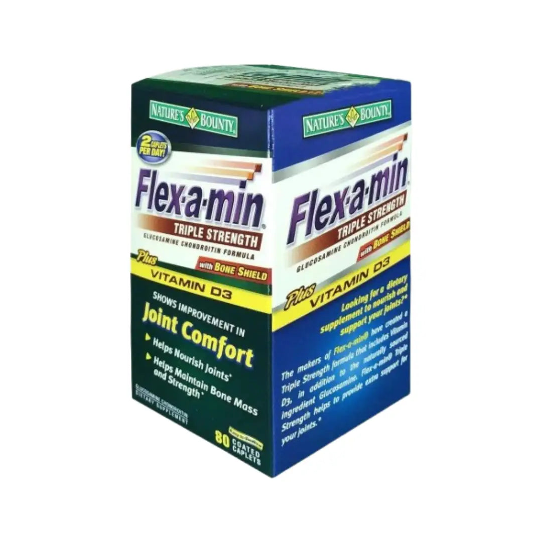 Nature’s Bounty Flex-A-Min Triple Strength 80 Caplets for joint support and mobility