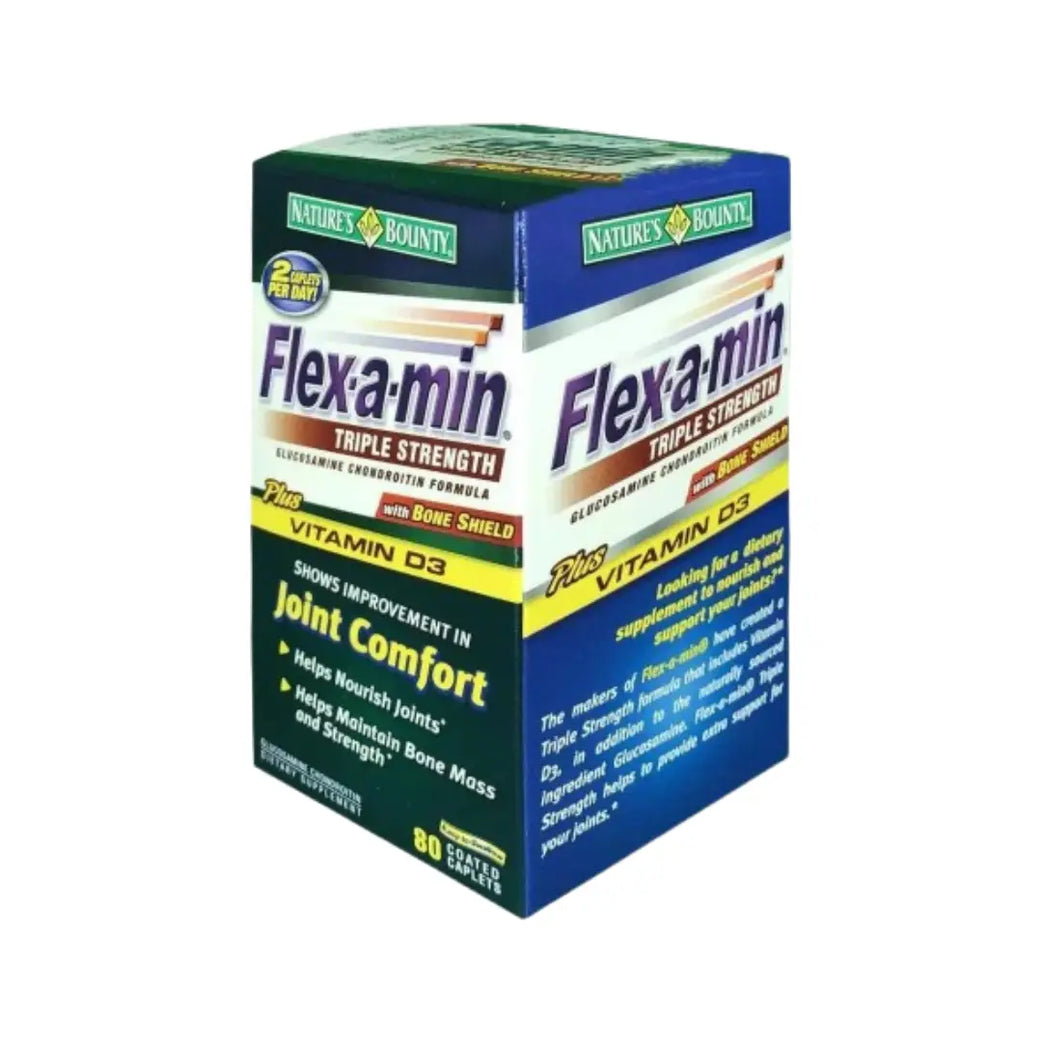 Nature’s Bounty Flex-A-Min Triple Strength 80 Caplets for joint support and mobility
