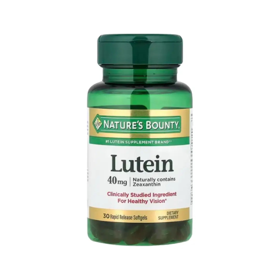 Nature’s Bounty Lutein 40mg 30 Softgels for eye health and vision support