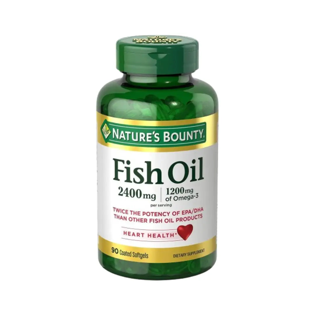 Nature’s Bounty Odorless Fish Oil 2400mg Softgels 90s – Omega-3 Supplement