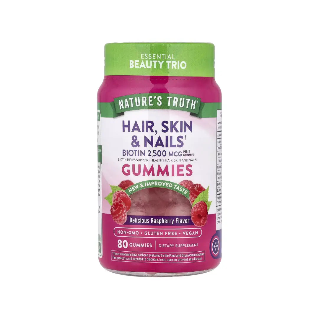 Nature's Truth Hair, Skin & Nails Gummies 80s – Beauty Support Dietary Supplement